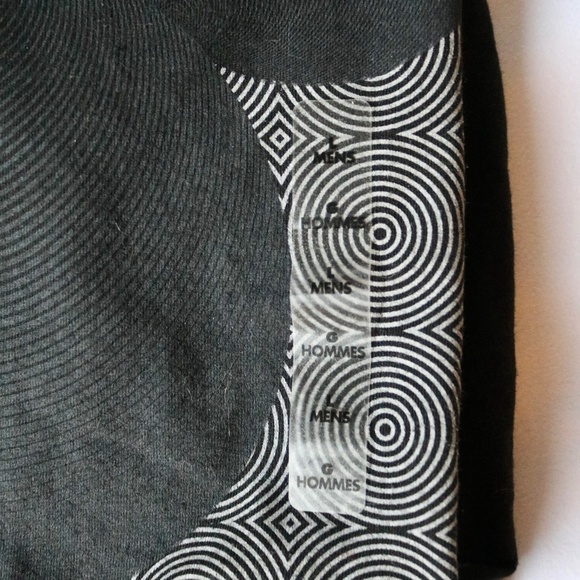 NWT - DISNEY Mickey Mouse Men's Large T Shirt Black White Official Geometric - Picture 2 of 8